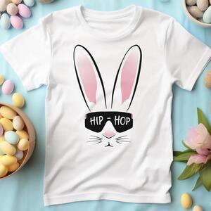 Funny Easter Bunny With Sunglasses Hip Hop Shirt And ,